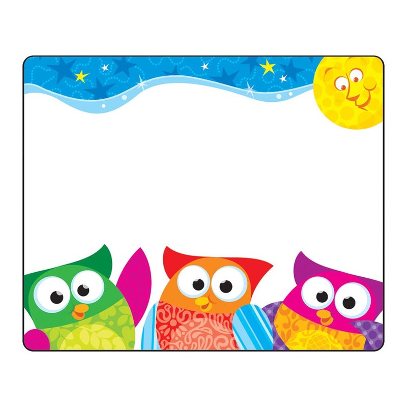 Trend Enterprises Owl-Stars! Name Tags - Image 1